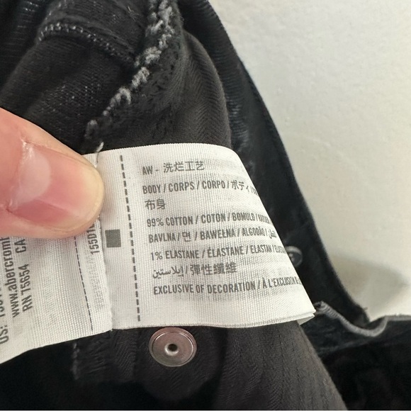 Abercrombie & Fitch the 90s Slim‎ Straight Ultra High Rise size 27/4S - Picture 8 of 8